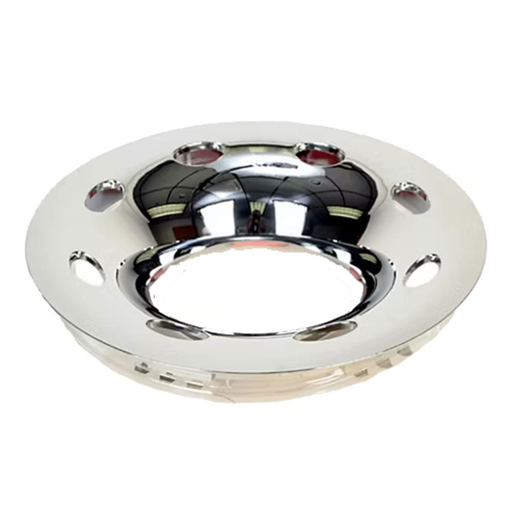 (image for) Trailer Wheel Liner Chrome 16" Wheels 6 On 5.5" Bolt Pattern Dexter/Redneck #QT6556CLO