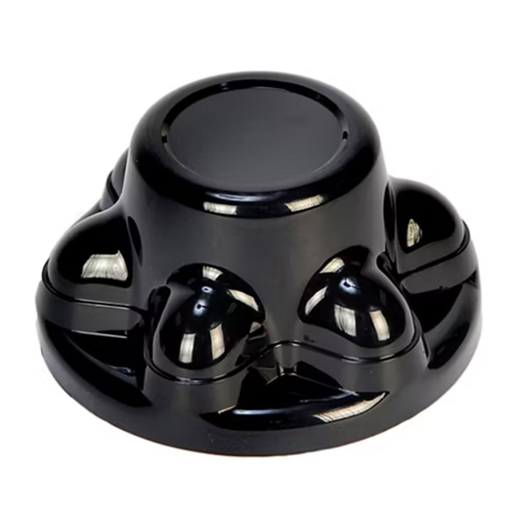 (image for) Trailer Wheel Hub Cover Black 15 - 16" Wheels 6 On 5.5" Bolt Pattern Dexter/Redneck #QT655B
