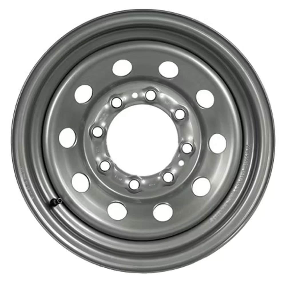 (image for) Steel HD Modular Trailer Wheel 8 On 6.5" Bolt Pattern Silver 16” x 7” Dexter/Redneck #WH166-8HDSM