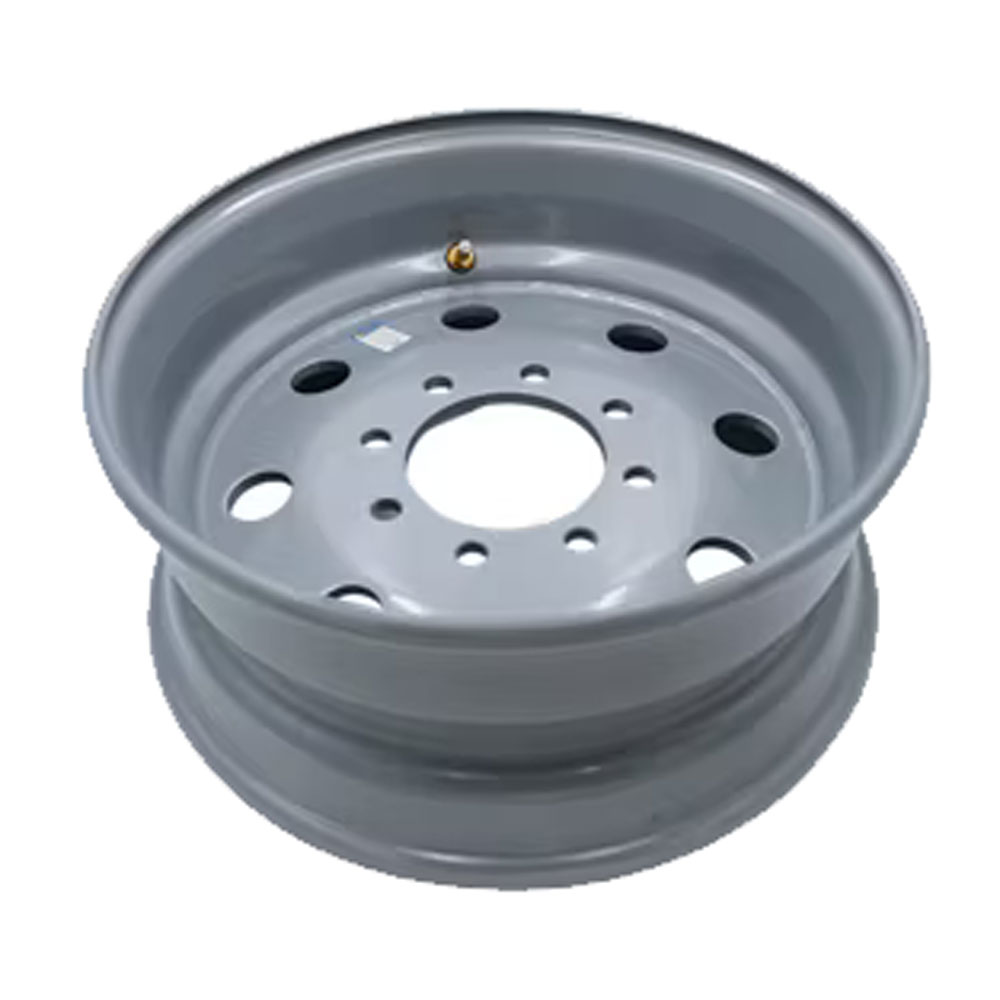 (image for) Trailer Steel Modular HD Wheel 8 On 6.5" Bolt Pattern Silver 17.5x 6.75 Dexter/Redneck #WH175675-8SM50OUT