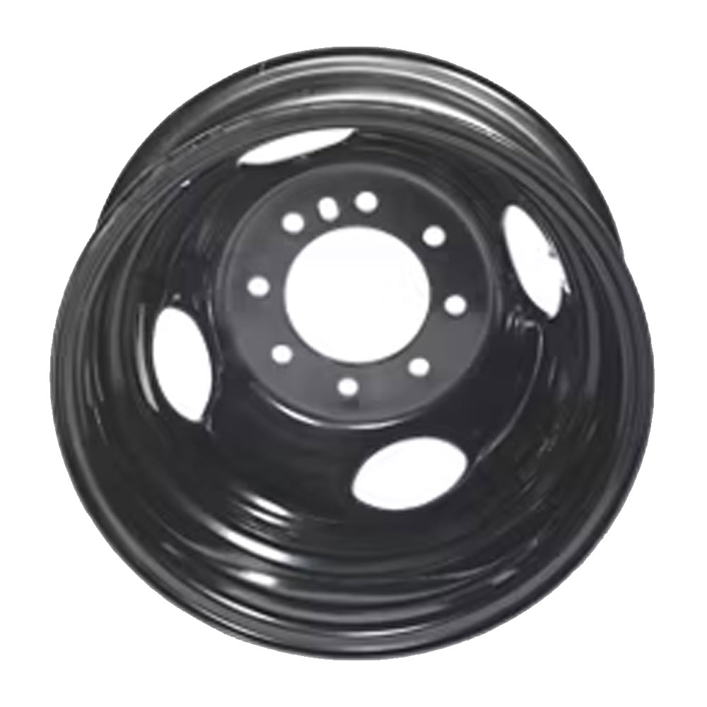 (image for) Trailer Wheel Steel Dual 8 On 6.5" Bolt Pattern Black 16” x 6” Dexter/Redneck #WHD166-865-BK-475