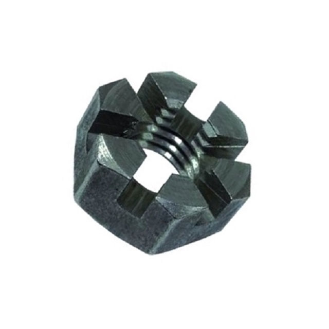 (image for) Trailer BT8/BTR/#42/#84 Spindle Castle Spindle Nut 1"-14-6 0.6k-8k Axles Dexter/Redneck #165686