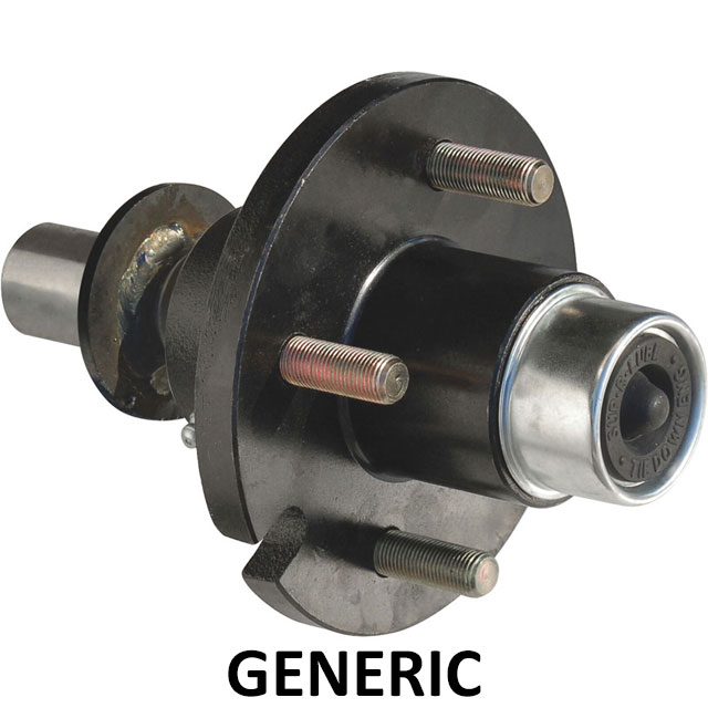 (image for) Trailer E-Z Lube Axle End Unit Idler 4 On 4" 2k Axle Dexter/Redneck #20440IEU