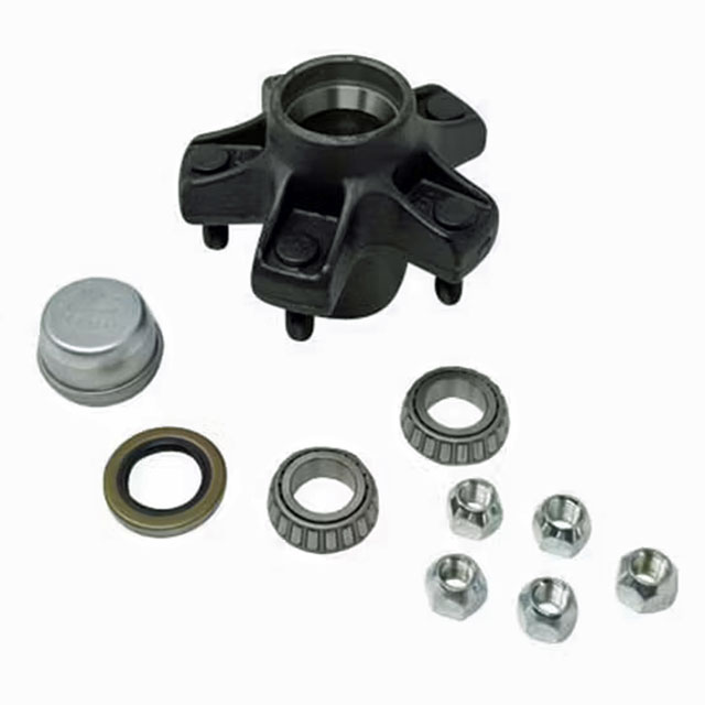 (image for) Trailer Idler Hub Assembly 5 Bolt On 4.5" BT8 Spindle 5 1/2" Flange 2.2K Axle Dexter #34822545UC1