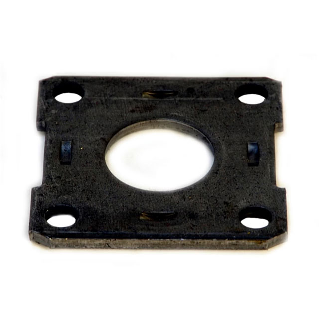 (image for) Trailer Brake Mounting Flange 7" 4-Bolt Brakes Round Axle Dexter/Redneck #4-34