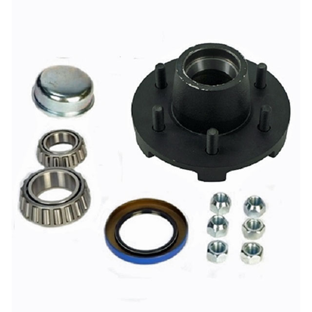 (image for) Trailer Hub Assembly 6 Bolt On 5.5" #42 Spindle 2 1/4" Seal 6K Axle Dexter #42655UC1 & 42655UC1-EZ