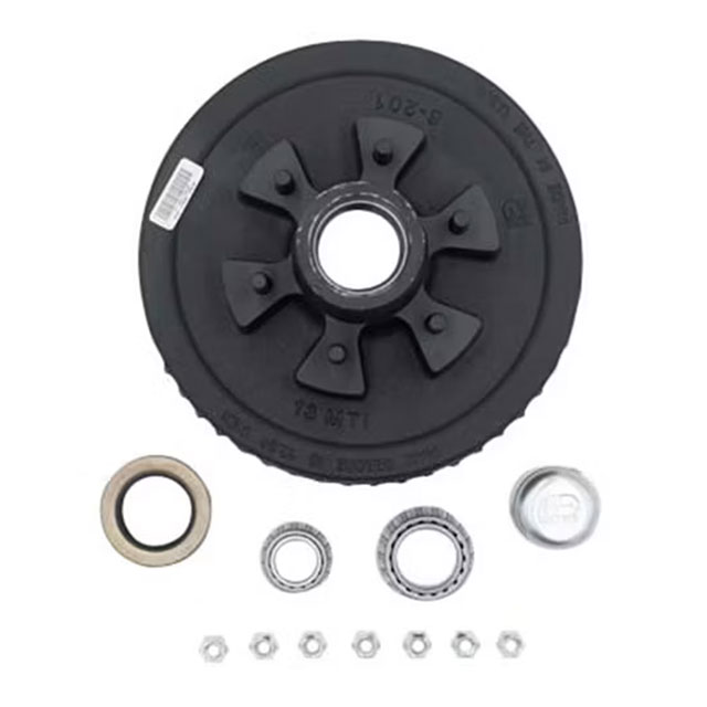 (image for) Trailer Hub/Drum Assembly 6 Bolt on 5 1/2" #42 Spindle 2 1/8" Seal 6k Axle Dexter #8-201-9UC3 & 8-201-9UC3-EZ
