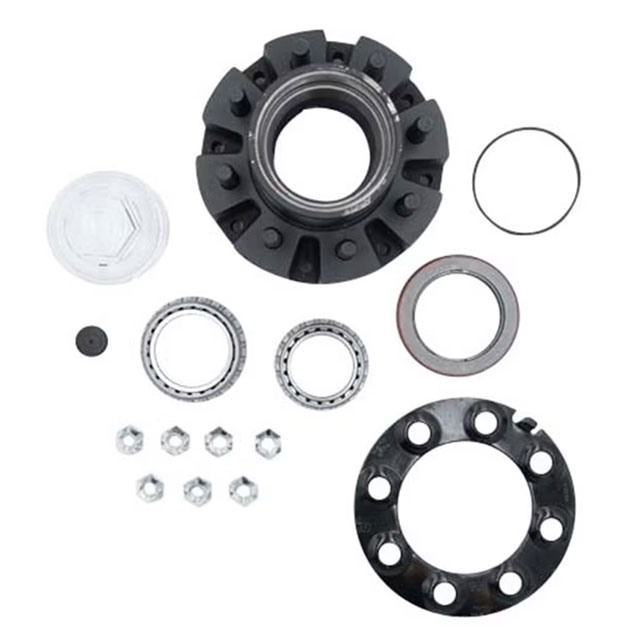 (image for) Trailer 2 Piece Oil Bath Hub/Drum Hub Assembly 8 Bolt On 6 1/2" 10k Axle Dexter #8-214-5UC1