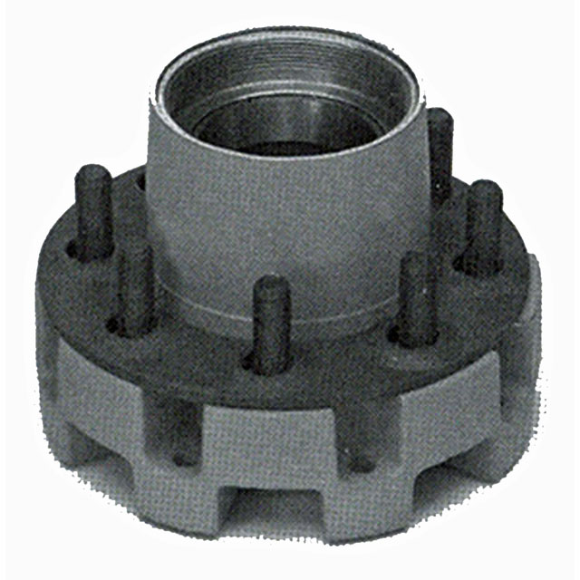 (image for) Trailer 2 Pc Hub/Drum Oil Bath Hub With Studs & Races 8 Bolt On 6.5" 12k Axle Dexter #8-214-8