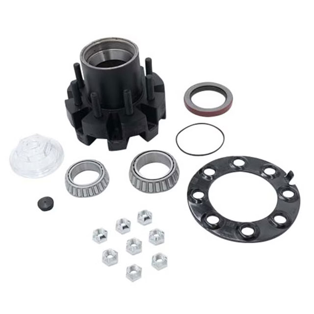 (image for) Trailer 2 Pc Hub/Drum Complete Oil Bath Hub Assembly 8 Bolt On 6.5" 12k Axle Dexter #8-214-8UC1