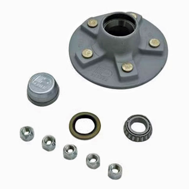 (image for) Marine Trailer Idler Hub Assembly 5 Bolt On 4.5" BT8 Spindle 6.5" Flange 2.2k Axle Dexter #8-258-50-BTUC1