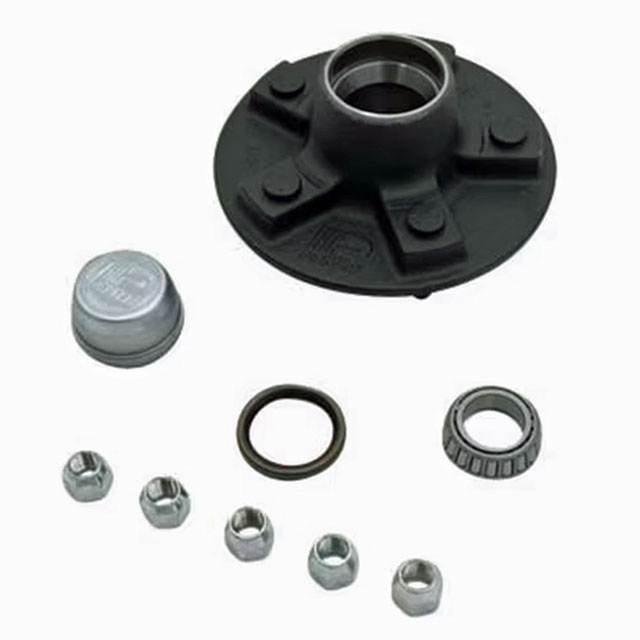 (image for) Trailer Idler Hub Assembly 5 Bolt On 4.5" BTR Spindle 6 1/2" Flange 2.2k Axle Dexter #8-258-5UC1 & 8-258-5UC1-EZ
