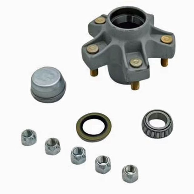 (image for) Marine Trailer Idler Hub Assembly 5 Bolt On 4.5" BT8 Spindle 5 1/2" Flange 2.2k Axle Dexter #8-259-50-BTUC1