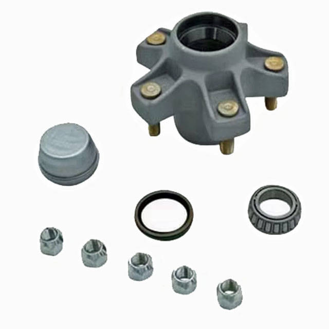 (image for) Marine Trailer Idler Hub Assemvly 5 Bolt On 4.5" BT8 Spindle 5 1/2" Flange 2.2k Axle Dexter #8-259-50UC1 & 8-259-50UC1-EZ