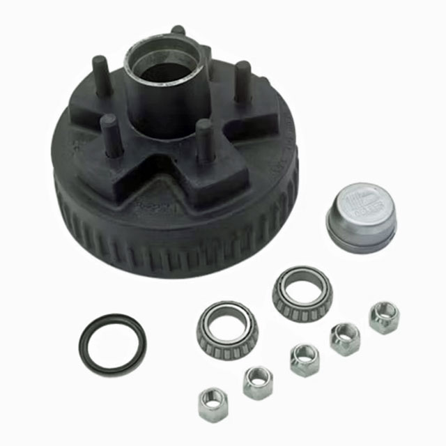 (image for) Trailer Hub/Drum Assembly 5 Bolt On 4.5" BTR Spindle Hydraulic Brake 2.2k Axle Dexter #8-271-7UC3 & 8-271-7UC3-EZ