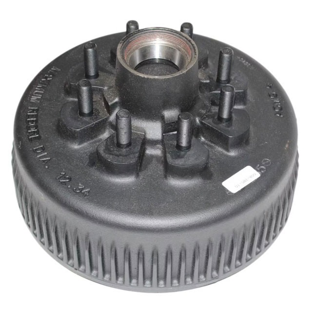 (image for) Trailer Oil Bath Non-ABS Hub/Drum With Races & Studs 8 Bolt On 6 1/2" 12 1/4" X 3 3/8" Drum 5/8" Stud 4.79" Pilot Dexter #8-285-10