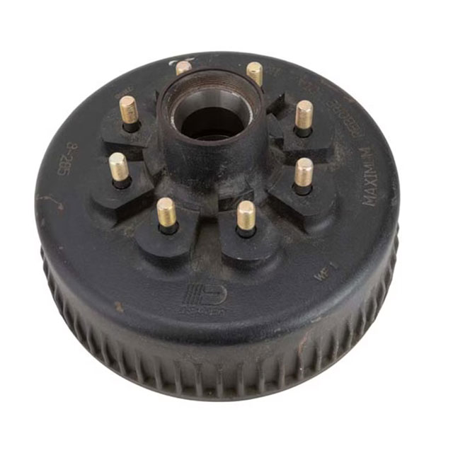 (image for) Trailer ABS Oil Bath Hub/Drum With Races & Studs 8 Bolt On 6 1/2" 12 1/4" X 3 3/85" Drum 9/16" Studs 8K Axle Dexter #8-285-12
