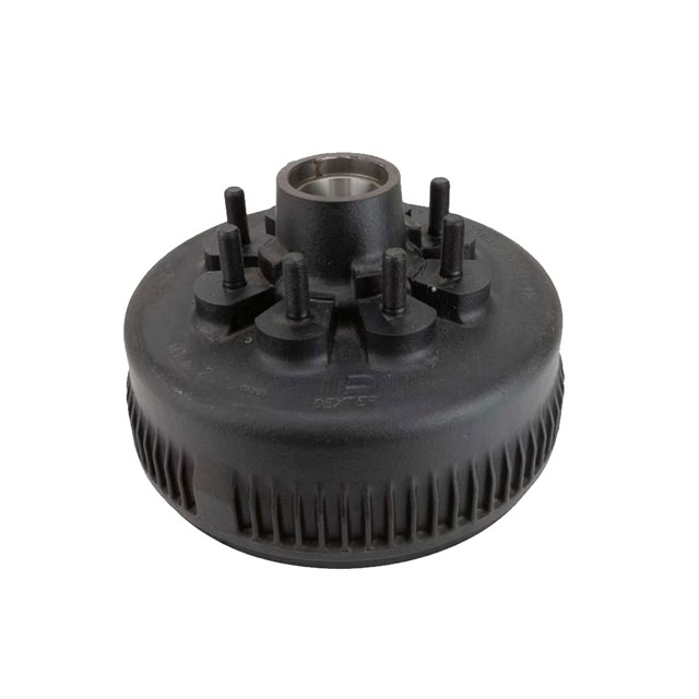 (image for) Trailer ABS Hub/Drum With Races & Studs 8 Bolt On 6 1/2 12 1/4" X 3 3/8" Drum 5/8" Stud 8K Axle Dexter #8-285-15