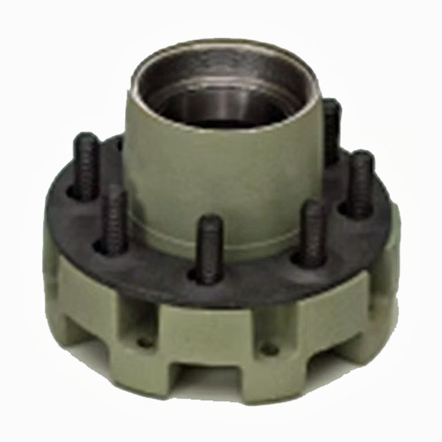 (image for) Trailer 2 Piece Oil Bath Hub/Drum Hub With Races & Studs 8 Bolt On 6 1/2" 9K-10k GD Axle Dexter #8-288-3