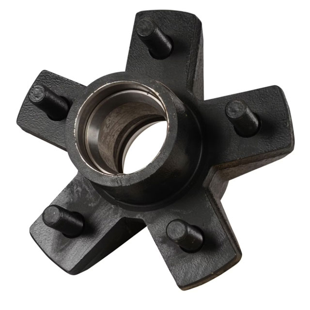 (image for) Trailer Idler Hub With Races & Studs 5 Bolt On 4 3/4" #84 Spindle 3.5K Axles Dexter #845475