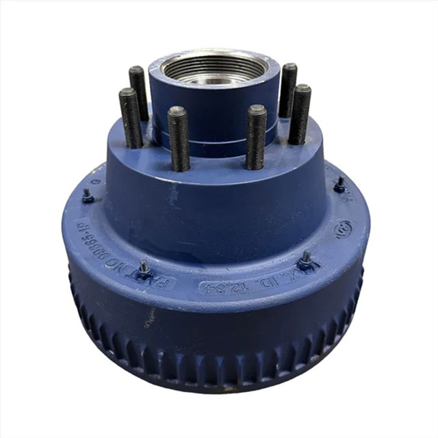 (image for) Trailer Oil Bath Hub/Drum With Races & Studs 8 Bolt On 6 1/2" #99 Spindle 4.88" Pilot 5/8" Stud 10K Axle Rockwell #99865-1PAB