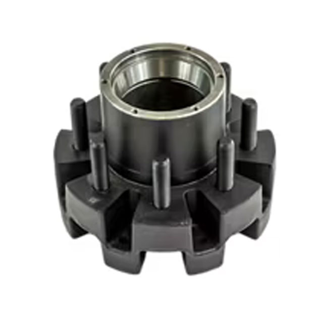 (image for) Trailer 2 Pc Hub/Drum Oil Bath Hub With Studs & Races 8 Bolt On 6.5" Bolt-On Cap 12k Axle Dexter/Redneck #D008-214-28