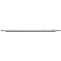 (image for) Marine 3.5k Straight Axle Beam 2" Square Flanged Galvanized