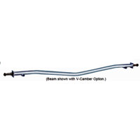 (image for) Marine 2.2K Straight Trailer Axle Beam 1 3/4" Round Galvanized