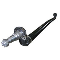 (image for) 8K 4'' Drop Trailer Axle Beam 3 1/2" Round Flanged
