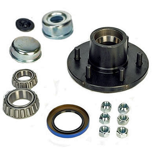 (image for) Trailer Hub Assembly 6 Bolt On 5.5" #42 Spindle 2 1/4" Seal 6K Axle Trailer Parts Pro #H42655UC1 & H42655UC1-ZL