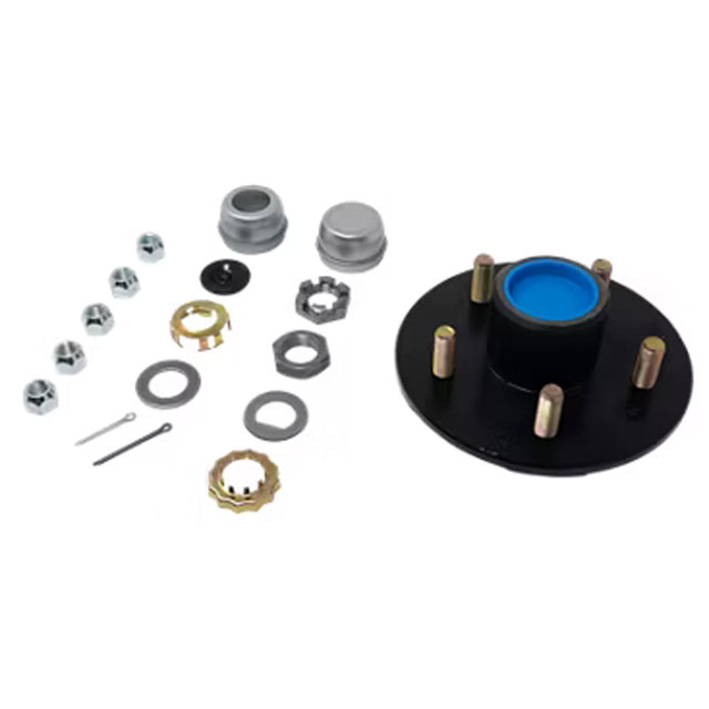 (image for) Trailer Idler Hub Assembly 5 Bolt On 4 3/4" #84 Spindle 3.5k Axle Pre-Greased Dexter/Redneck #H845475BX