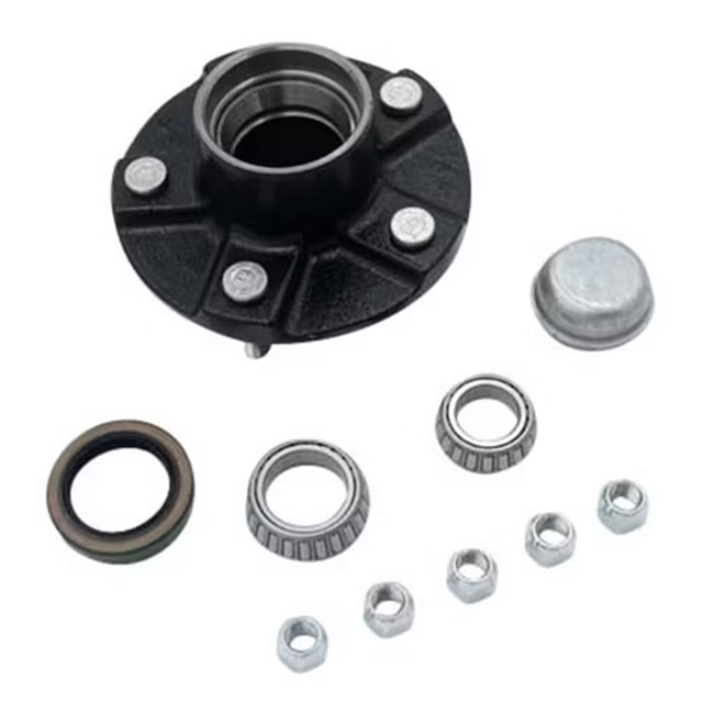 (image for) Trailer Idler Hub Assembly 5 Bolt On 5" #84 Spindle 3.5k Axle Trailer Parts Pro #H84550UC1 & H84550UC1-ZL