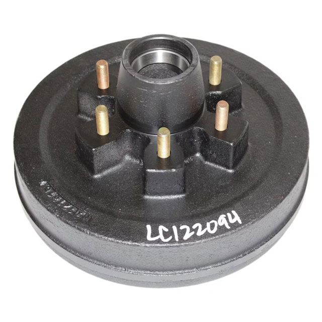 (image for) Trailer Hub/Drum With Races & Studs 6 Bolt On 5 1/2" #42 Spindle 12" X 2" Drum 6k Axle Trailer Parts Pro #HD42656