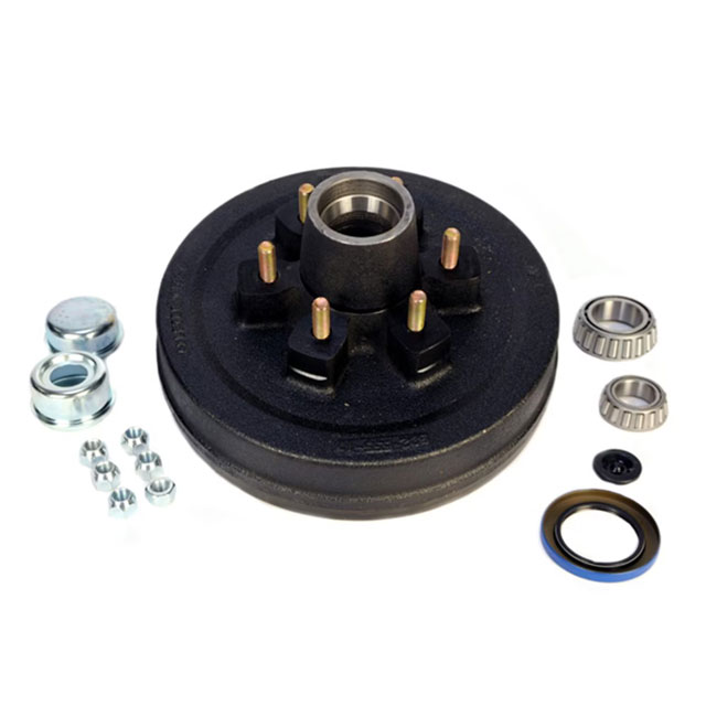 (image for) Trailer Hub/Drum Assembly 6 Bolt On 5 1/2" #42 Spindle 12" x 2" Drum 2 1/4" Seal Pre-Greased Boxed 6k Axle Trailer Parts Pro #HD42656BX