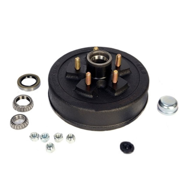 (image for) Trailer Hub/Drum Assembly 5 Bolt On 5" #84 Spindle 10" X 2.25" Drum 3.5k Axle Trailer Parts Pro #HD84556UC3