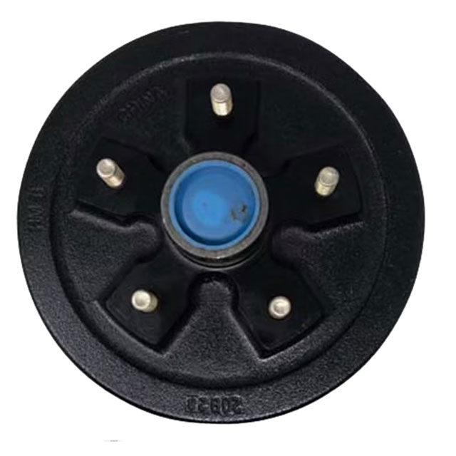 (image for) Trailer Hub/Drum With Races & Studs 5 Bolt On 5.5" #84 Spindle 3.5k Axle Trailer Parts Pro #HD84557