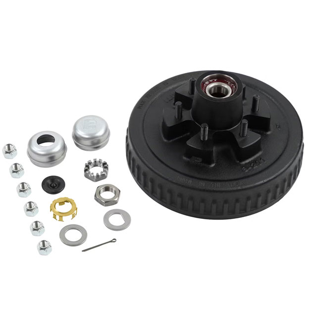 (image for) Trailer Hub/Drum Assembly 6 Bolt On 5.5" #42 Spindle Pre-Greased 2 1/4" Seal 6k Axle Dexter #K08-201-2G