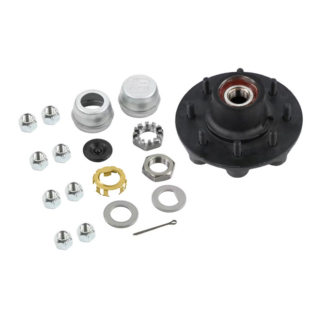 (image for) Trailer Idler Hub Assembly 8 Bolt On 6.5" #42 Spindle 2 1/8" Seal 5.2k-7k Axle Dexter #K08-231-1G