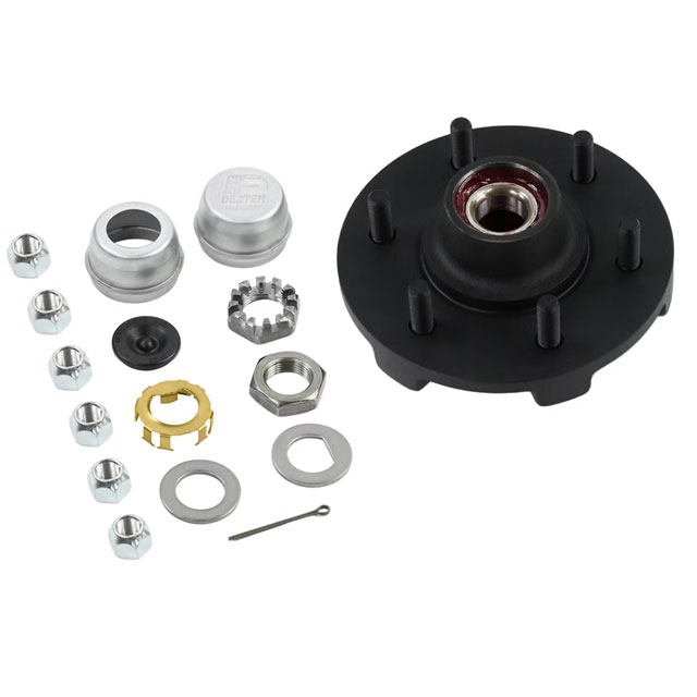 (image for) Dexter Trailer Idler Hub Assembly 6 Bolt On 5.5" Pre-Greased #84 Spindle 3.5K Axle Dexter # K08-251-1G