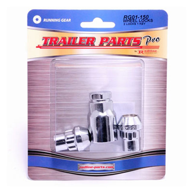(image for) Trailer Locking Wheel Nuts 1/2" Pkg. Dexter/Redneck #RG01-150
