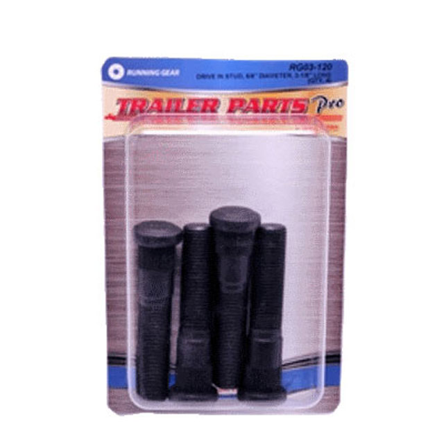 (image for) Trailer Drive In Wheel Studs 5/8"-18 x 3 1/8" Pkg. Dexter/Redneck #RG03-120