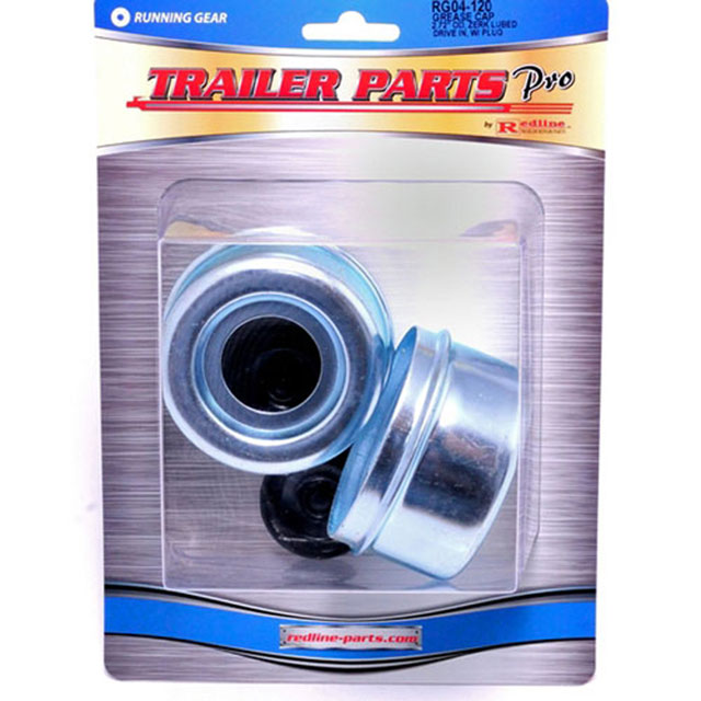 (image for) Trailer Dust-Grease Cap 2.720" O.D. EZ-Lube 5.2k - 7k Axle Pkg Dexter/Redneck#RG04-120