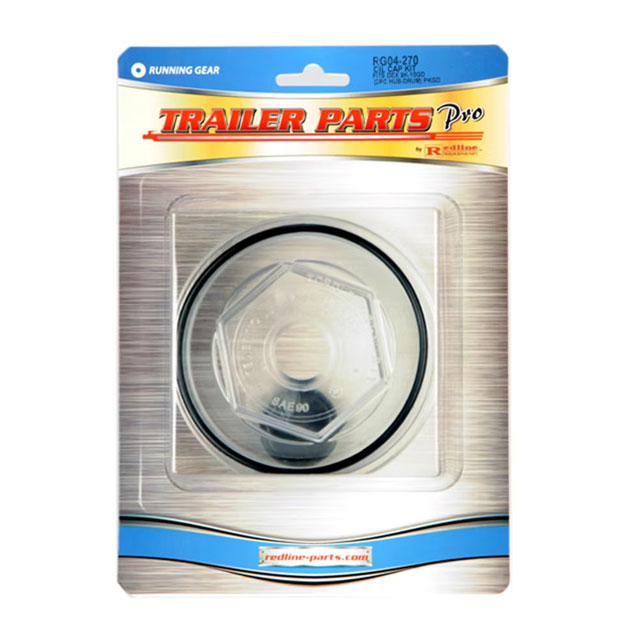 (image for) Trailer Replacement Oil Cap Kit 2 Piece Hub 9k-10k GD Axle Dexter/Redneck # RG04-270