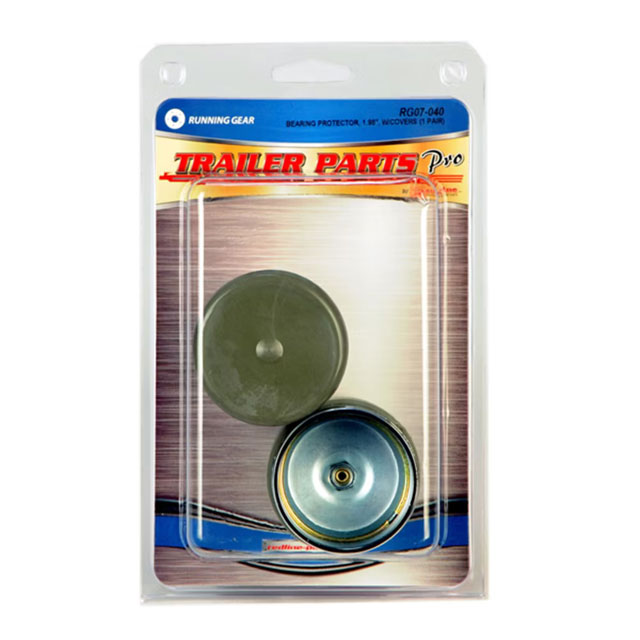 (image for) Trailer Wheel Bearing Protector 2" O.D. Chrome Dexter/Redneck #RG07-040