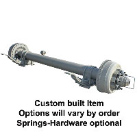 (image for) 10K GD Trailer Axle 865 Electric Non-ABS Brake No Springs