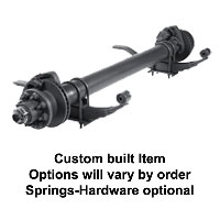(image for) 10K HD Trailer Axle 865 Hyd Disc Non-ABS Brake No Springs