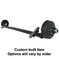 (image for) #10 Torflex Trailer Axle Electric Brake 6 On 5.5"
