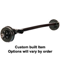 (image for) #11 Torflex Trailer Axle Hydraulic Duo-Servo Brake 6 On 5.5"