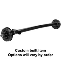 (image for) #11 Torflex Trailer Axle Hydraulic Single-Servo Brake 8 On 6.5"