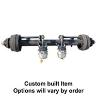 (image for) 12K HD Trailer Axle T24 Air Brake Lo Profile ABS Eqp No Springs